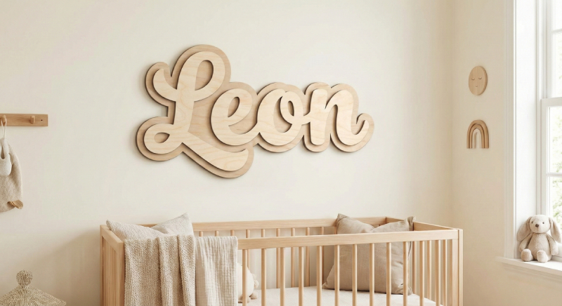 Personalisiertes Holzschild
